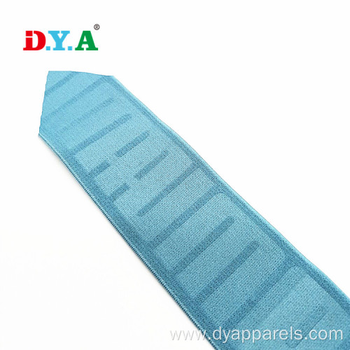 Embossed Logo Woven Elastic Webbing Band For Underwear